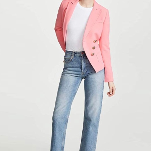 Smythe wrap blazer in pink size 2. - Picture 13 of 14